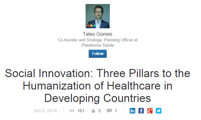 Three Pillars to the Humanization of Healthcare in Developing Countries