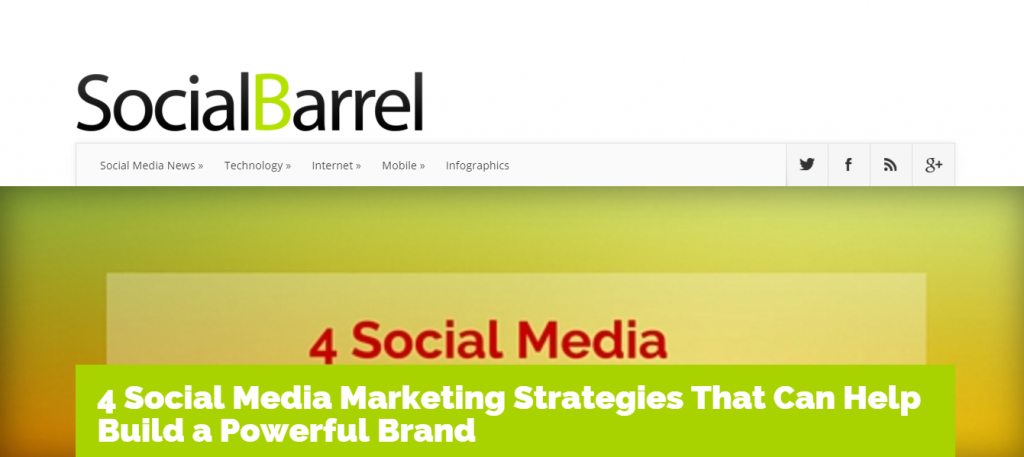 social media branding strategy